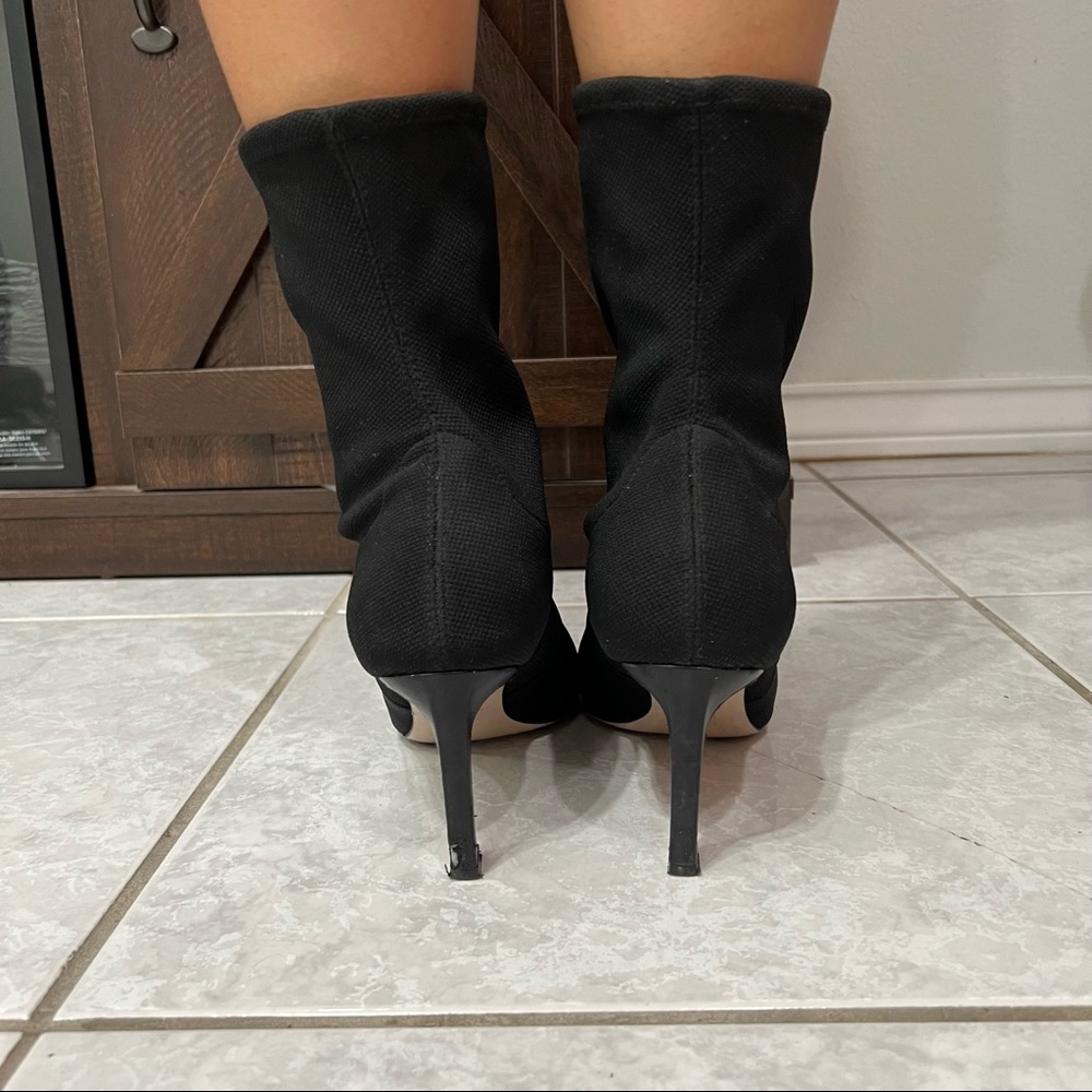 Stuart Weitzman Black sock  Rapture Heeled Boots - Picture 2 of 10